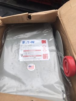 Switch, Heavy Duty Safety, 3 Pole, 60A, Nema 1, Non-Fusible