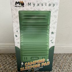 Camping Inflatable Sleeping Pad With Built In Pillow
