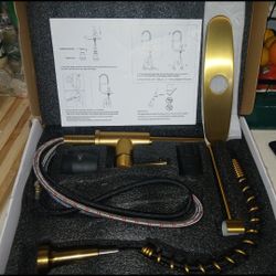 Single Pull Down Kitchen Faucet With Spray, New