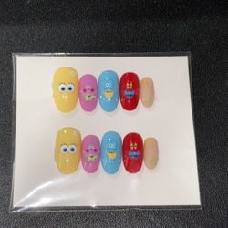 SpongeBob Press On Nails