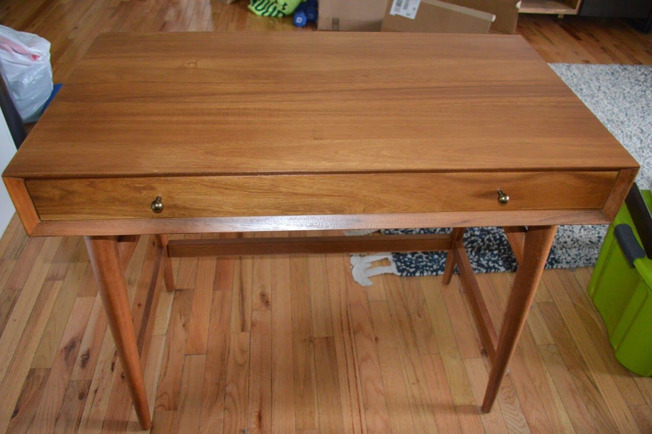 West Elm Mid-Century Mini Desk - Acorn
