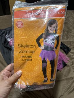 Kids Costume Girls Skeleton Zombie