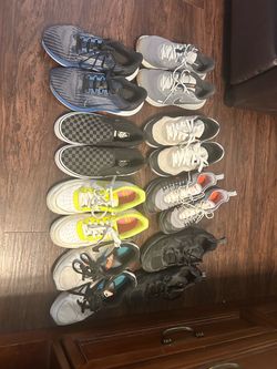 Lot of 8 Boys/Mens Shoes sz 5.5-7