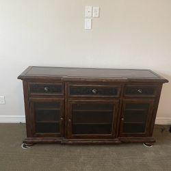 Solid Walnut Wood Credenza/TVStand