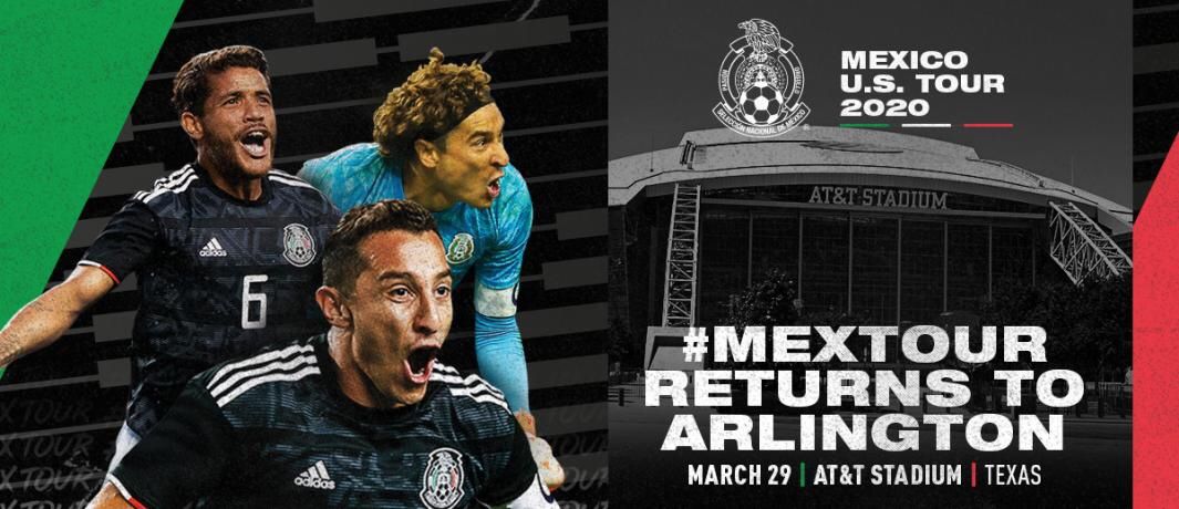 Mexico Soccer vs Greece in Dallas on March 29