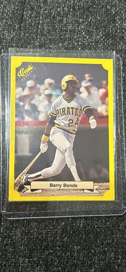 1987 Classic Update - Yellow front & back - Barry Bonds #113