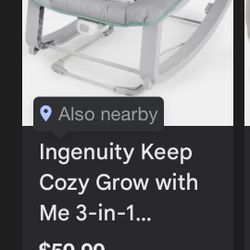 Ingenuity Keep Cozy Grow With Me 3 N 1 