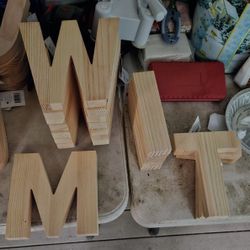 Large Wooden Letters 
