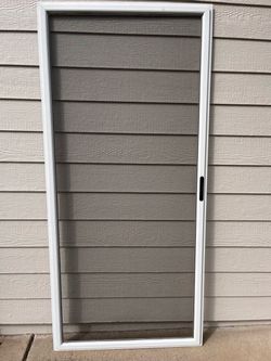 Screen door white