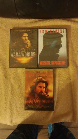 3 Tom cruise DVD'S