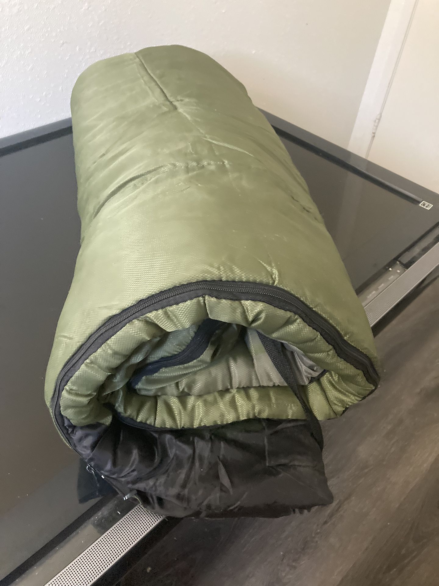 Green Sleeping Bag