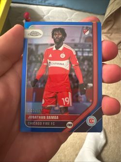 Topps Chrome 2026 Jonathan Bamba Chicago Fire FC #135 MLS /150
