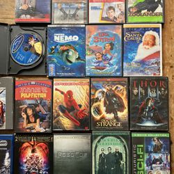 Free DVD’s - Sci Fi - Action - Comedy - Marvel -X Men - Spider-Man - And More 