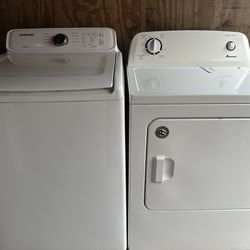 Samsung Washer and Amana Dryer
