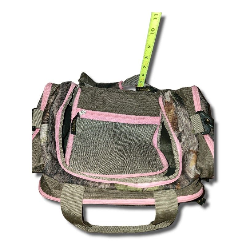 CABELA'S Catch-All Gear Bag Camo Hunting Fishing Range Duffle Zip