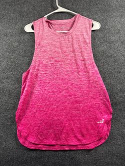 Womens Medium Pink Ombre Sleeveless Athletic