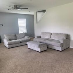 Two Piece Sofa With Chaise