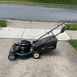 Craftsman Self-Propelled Mower With Bagger In Excellent Condition