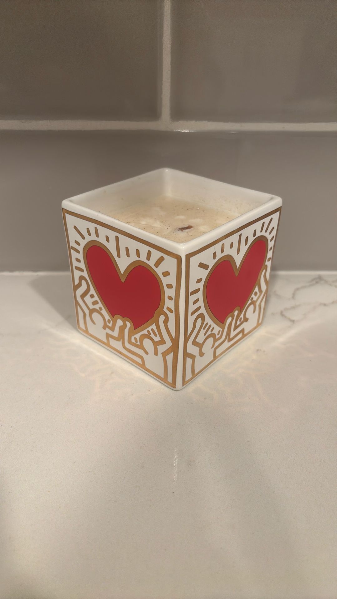 Keith Haring Cube Candle