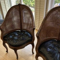 Italian Cane Back Chairs 