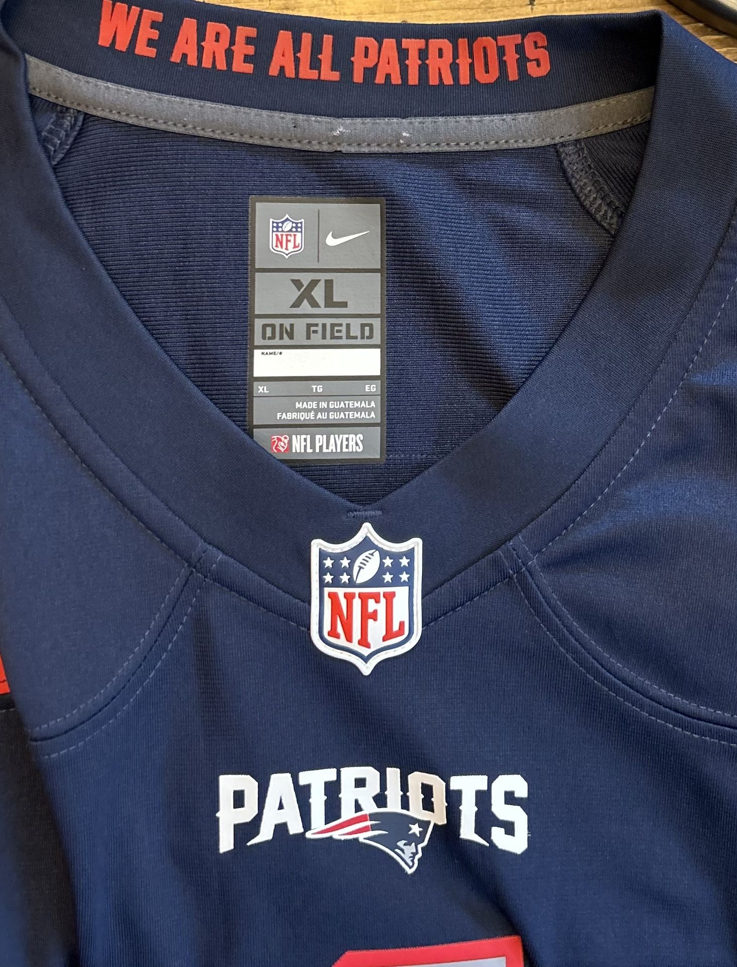 Nike New England Patriots Cam Newton Navy Vapor Limited Jersey