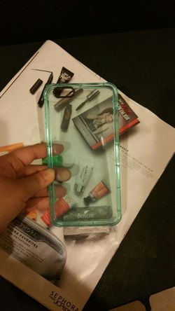 Green clear case iphone 6+, 6S+