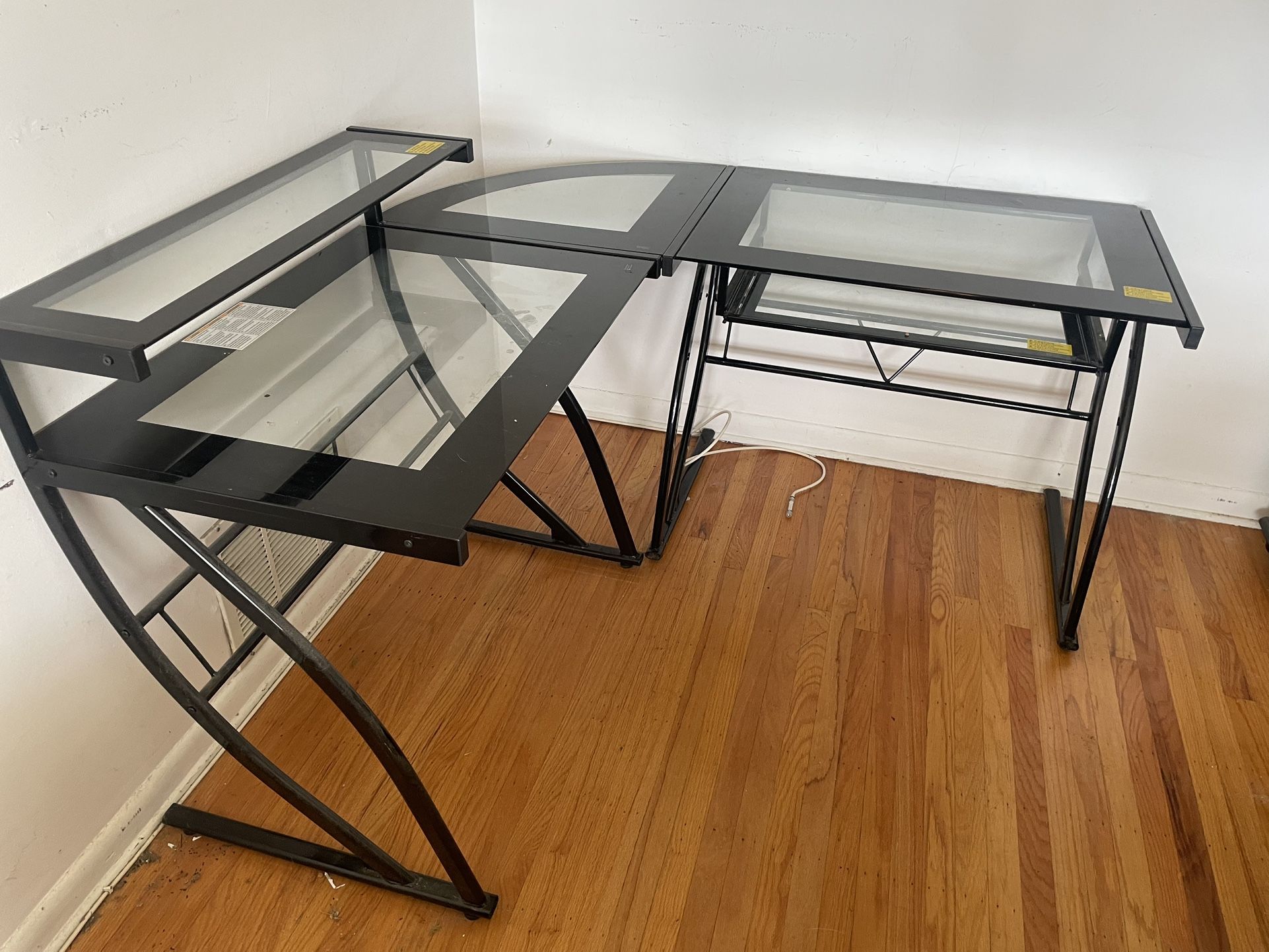Glass Executive Desk
