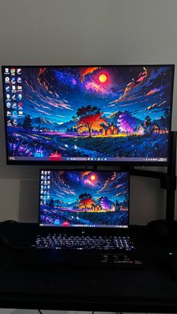 Asus tuf a16 advantage edition + monitor gaming laptop