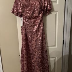Pink Sequin Gown