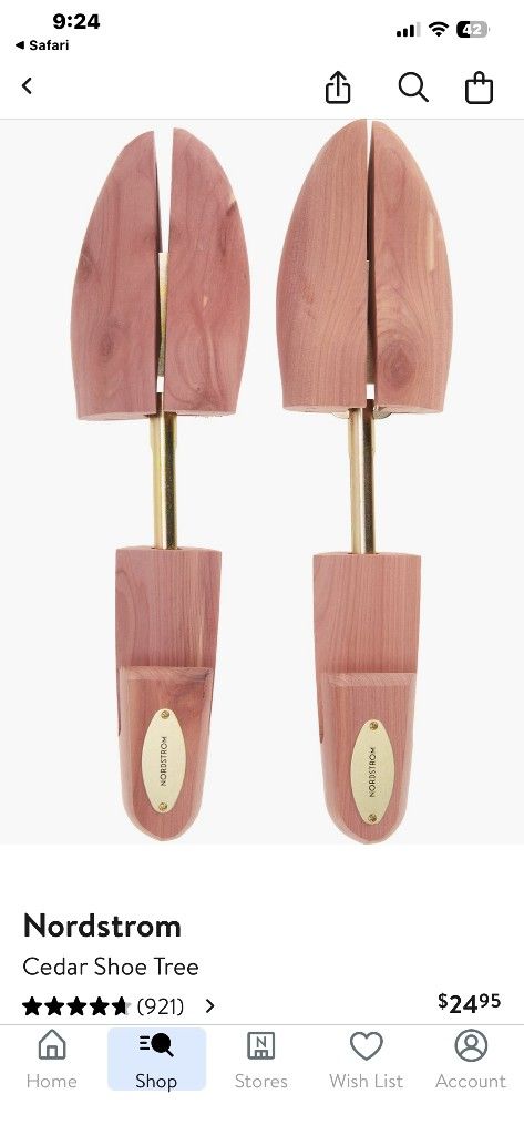Cedar Mens Shoe Trees