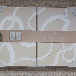 2 Piece Wall Art – Wendy Bellissimo Home (24” x 36” Each)
