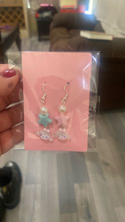 Cinnamon roll Earrings Handmade