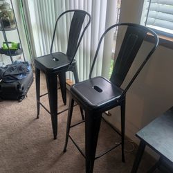 Metal Barstool Steats