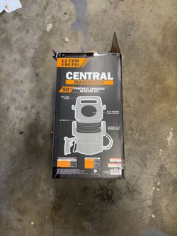 Portable abrasive blaster (walnut sand etc blaster)
