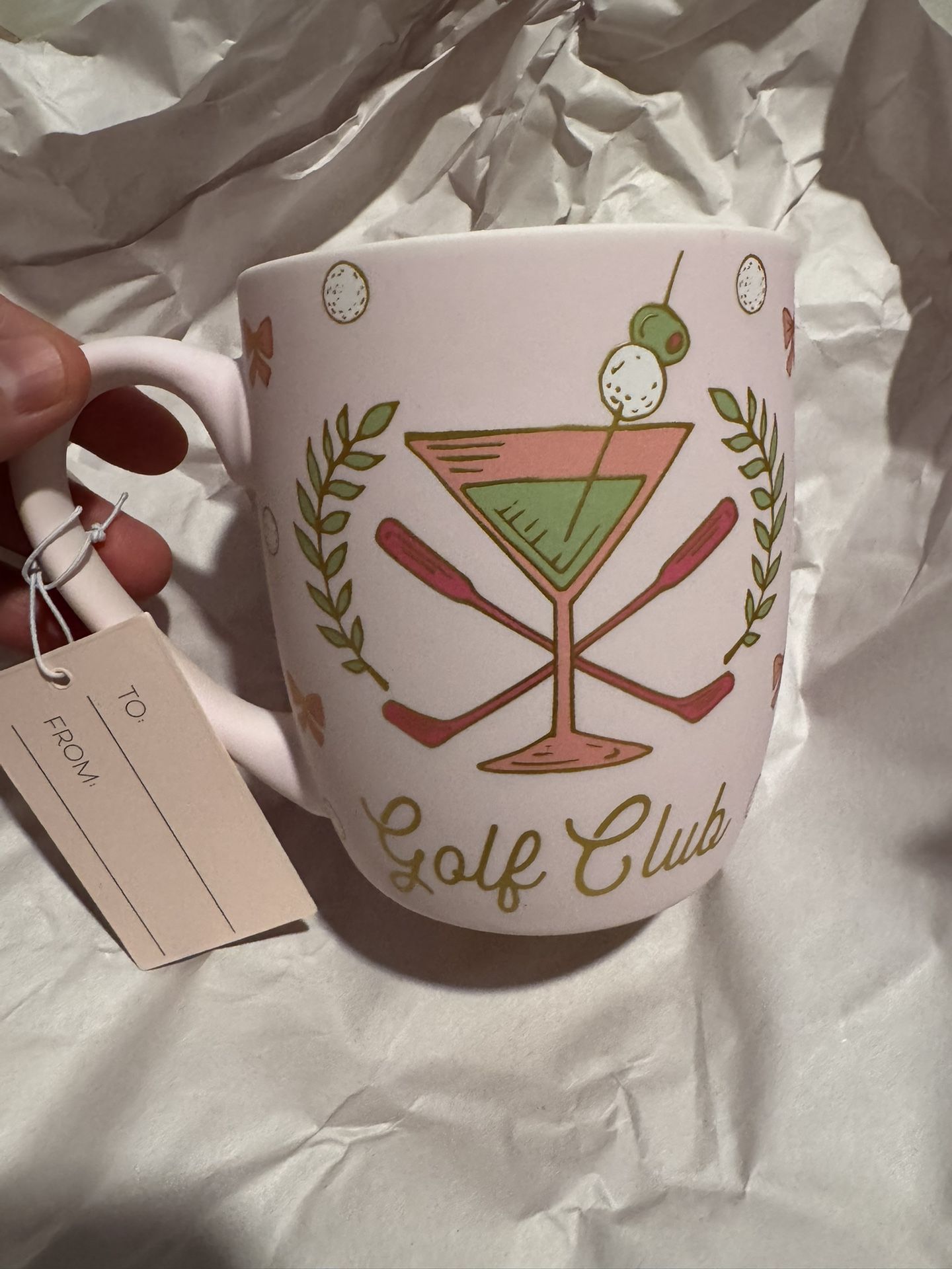 Petal & Pearl Golf Club Mug 