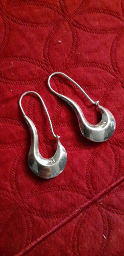 Silver earings