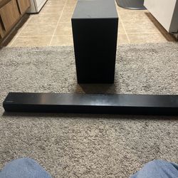 Samsung Soundbar With Wireless Subwoofer And Remote