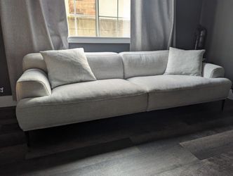 Article Cream White Abisko Mid Century Modern Sofa