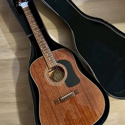 Excellent Vintage Washburn Mahogany D10 M Acoustic Guitar