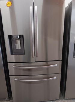 Samsung 4‑Door French Door Fridge – Stainless, Water & Ice