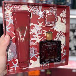 Versace Eros Flame Gift Set For Men Set De Perfumes Para Hombres Regalos Para Hombres Perfumes Para Hombres 