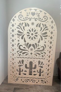 Papel picado  Mexican talavera backdrop
