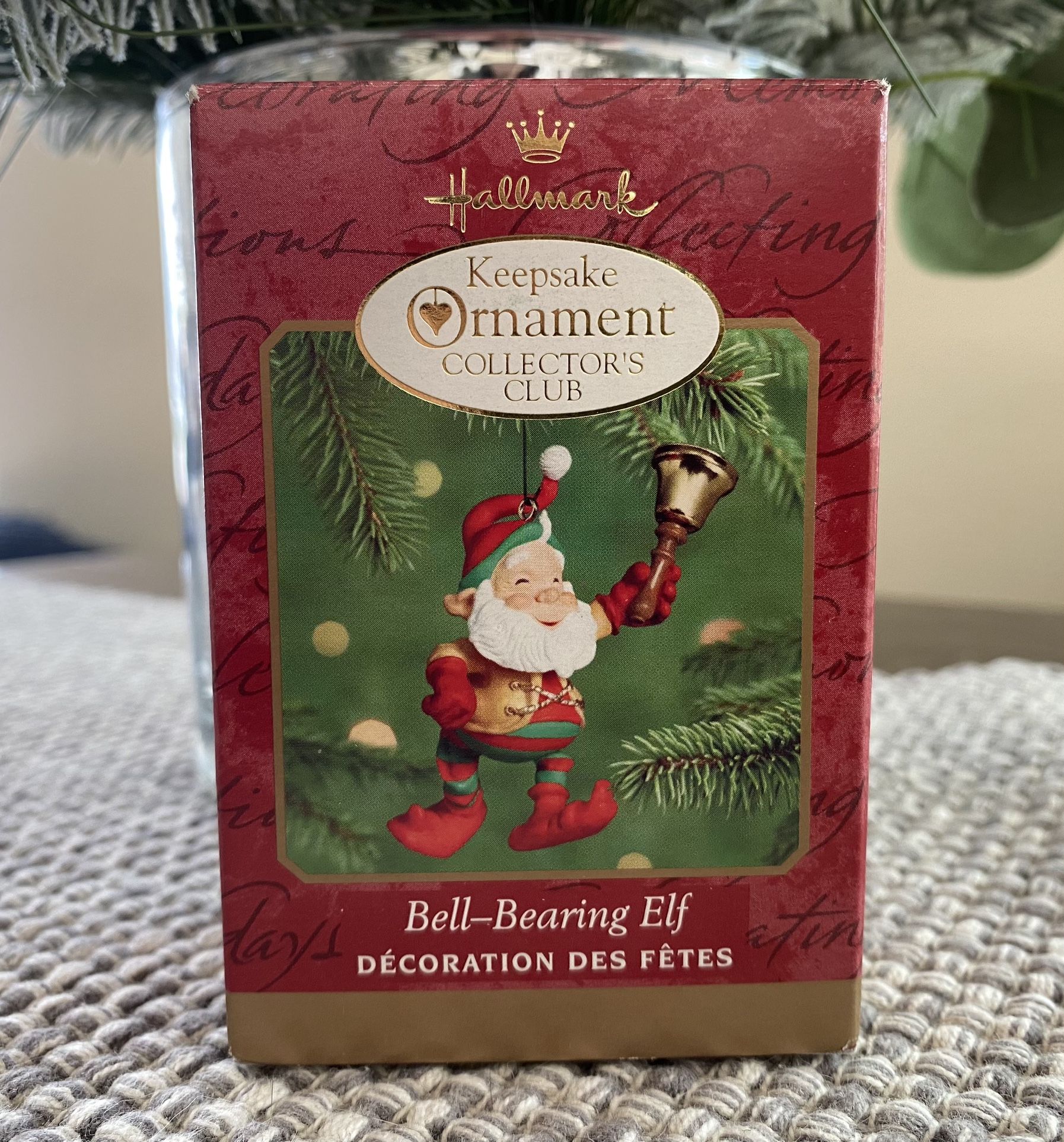 Bell-Bearing Elf Hallmark Keepsake Christmas Ornament