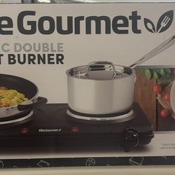 Electric double buffet burner