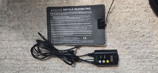 Reptile Heating Lamps & Heating Pad with Thermostat Control