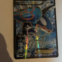 Pokémon KyogreEX Card