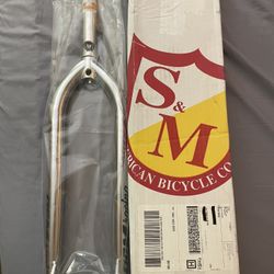 NIB 26” S&M Race XLT Forks, Chrome