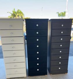 Paulina 8 drawer (( each color