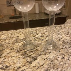 Set Of Two Candle Holders (floating Candles)