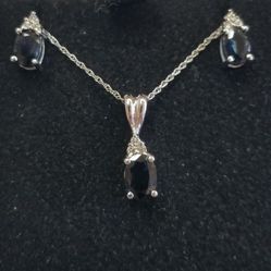 Jewelry Set Earrings And Pendant 